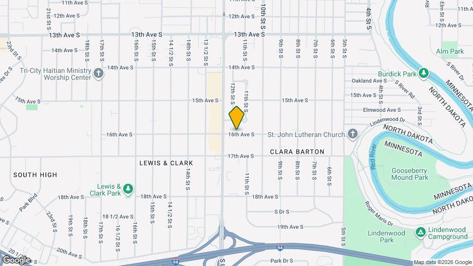 1203 16th Ave S Map and Location Details