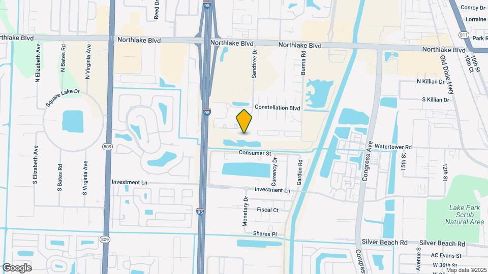 803 Sandtree Dr Map and Location Details