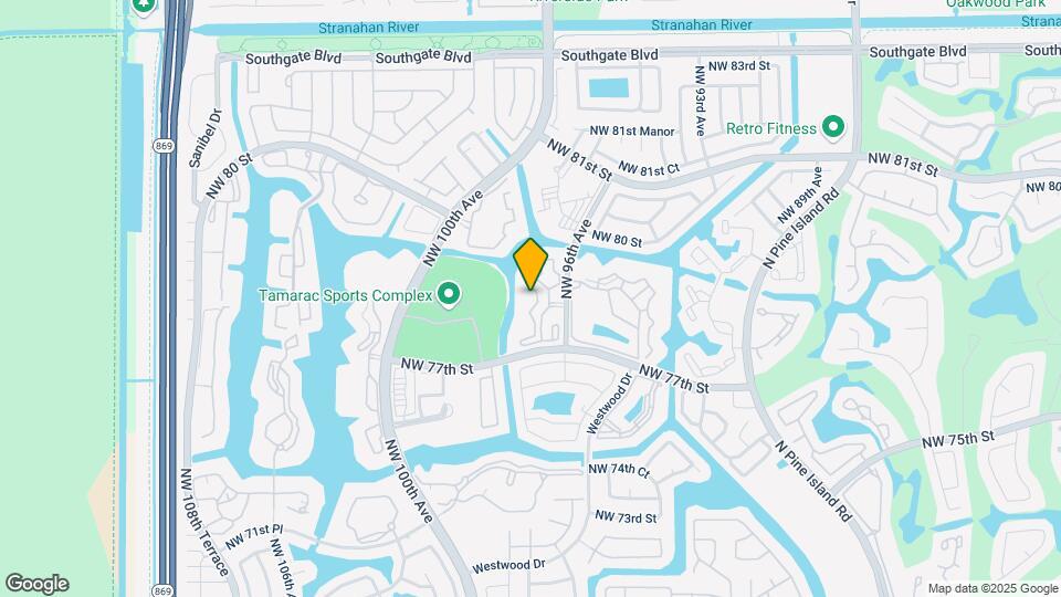 7755 Yardley Dr Map and Location Details