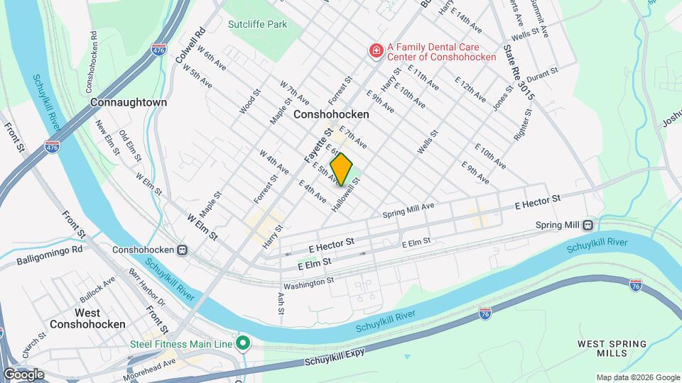 143 E 5th Ave Map and Location Details