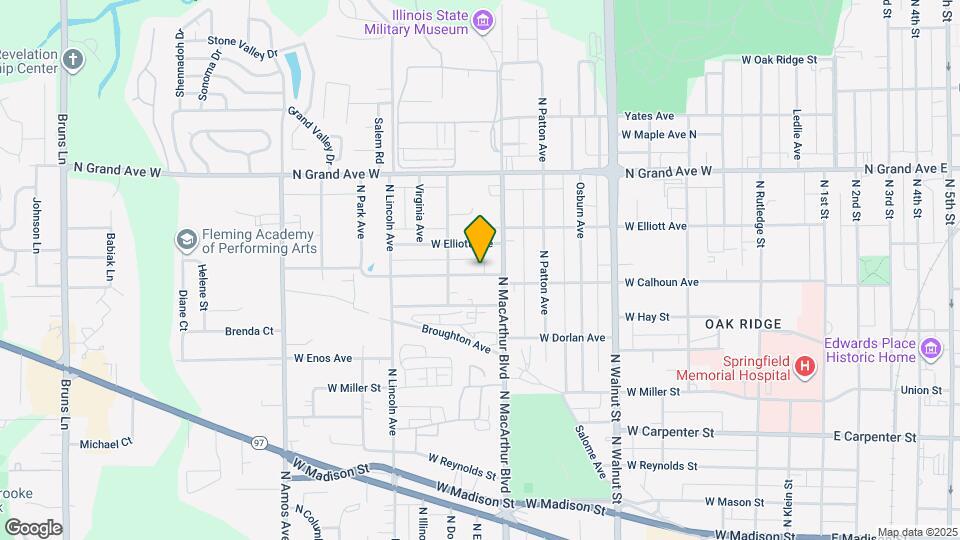 1023 W Calhoun Ave Map and Location Details