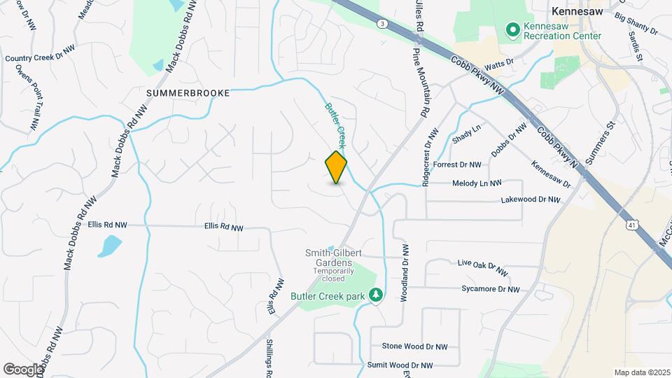 2415 Hidden Creek Rd Map and Location Details