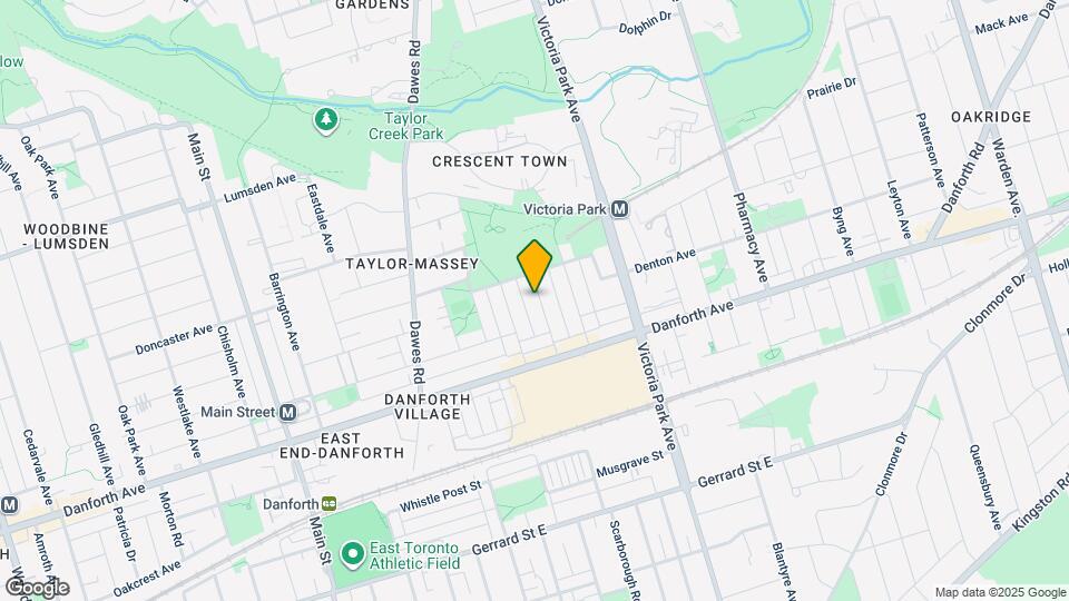 58 Eldon Ave Map and Location Details