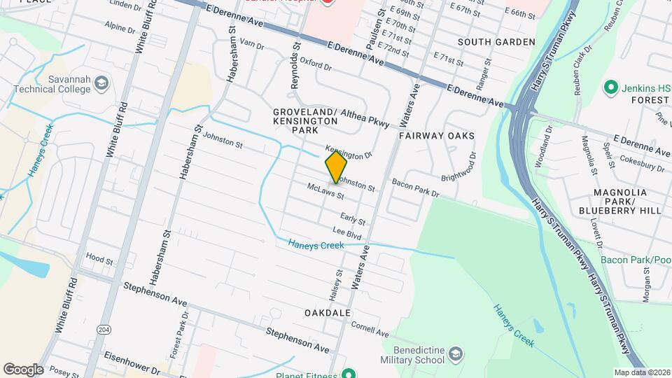 606 McLaws St Map and Location Details