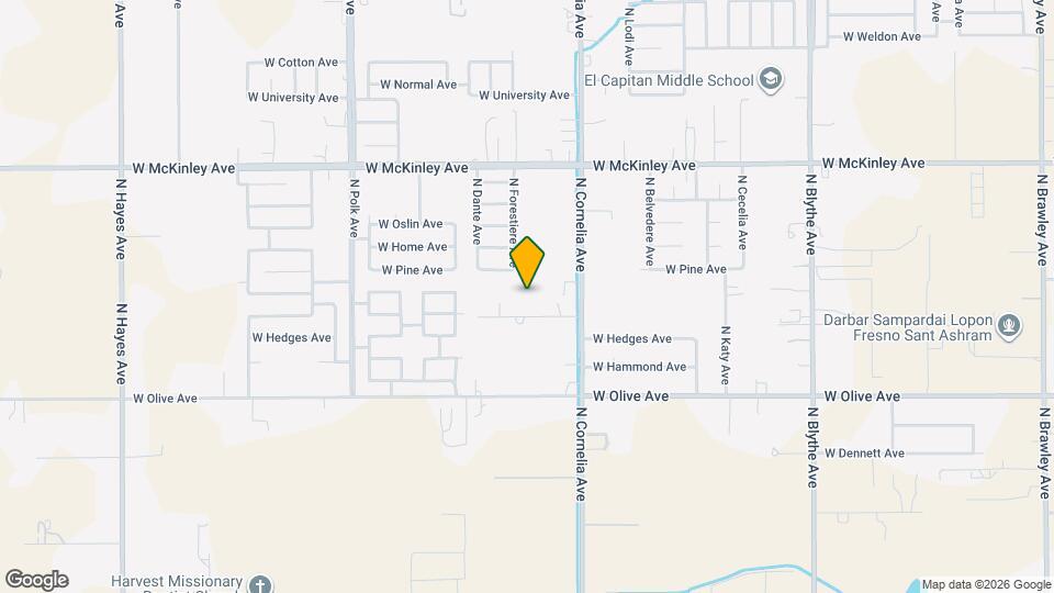 5120 W Lamona Ave Map and Location Details