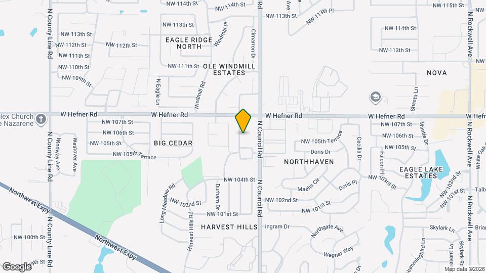 10614 Lawson Pl Rd Map and Location Details