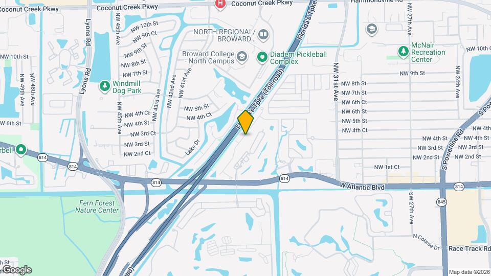 312 NW 36th Ave Map and Location Details