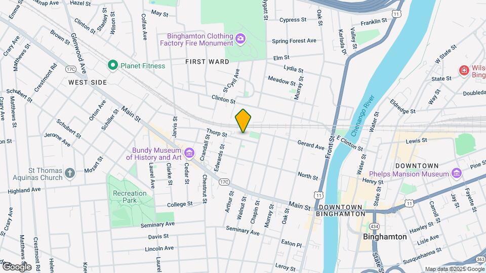 10 Thorp St Mapa y Detalles de la Ubicación