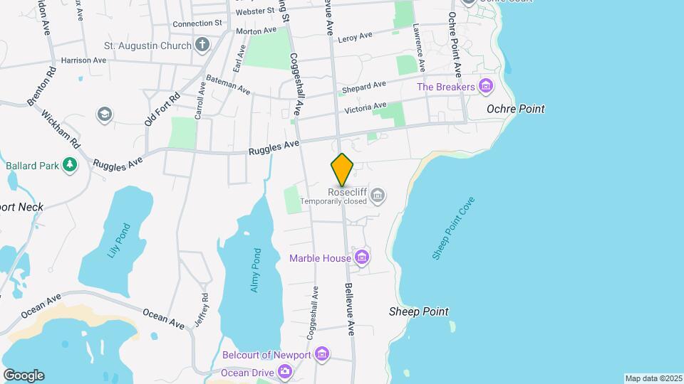 553 Bellevue Ave Map and Location Details