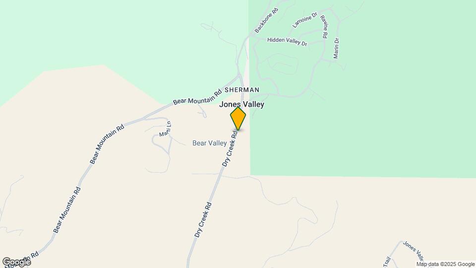 14595 Dry Creek Rd Map and Location Details