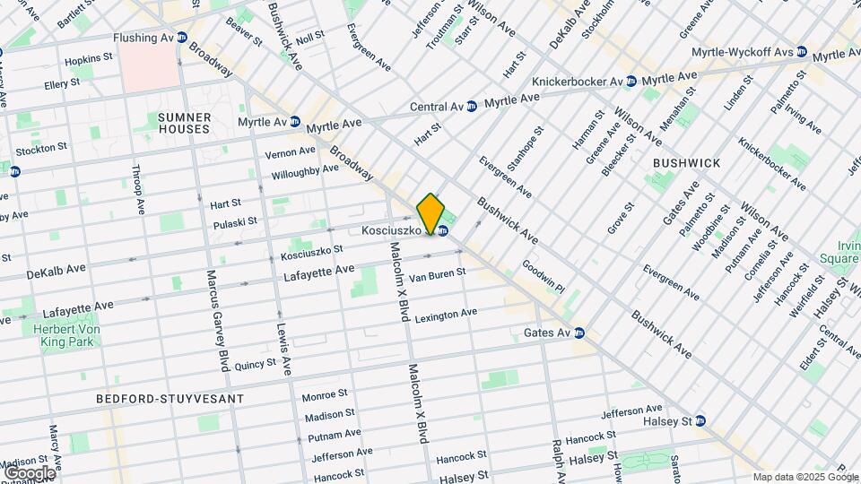 606 Kosciuszko St Map and Location Details