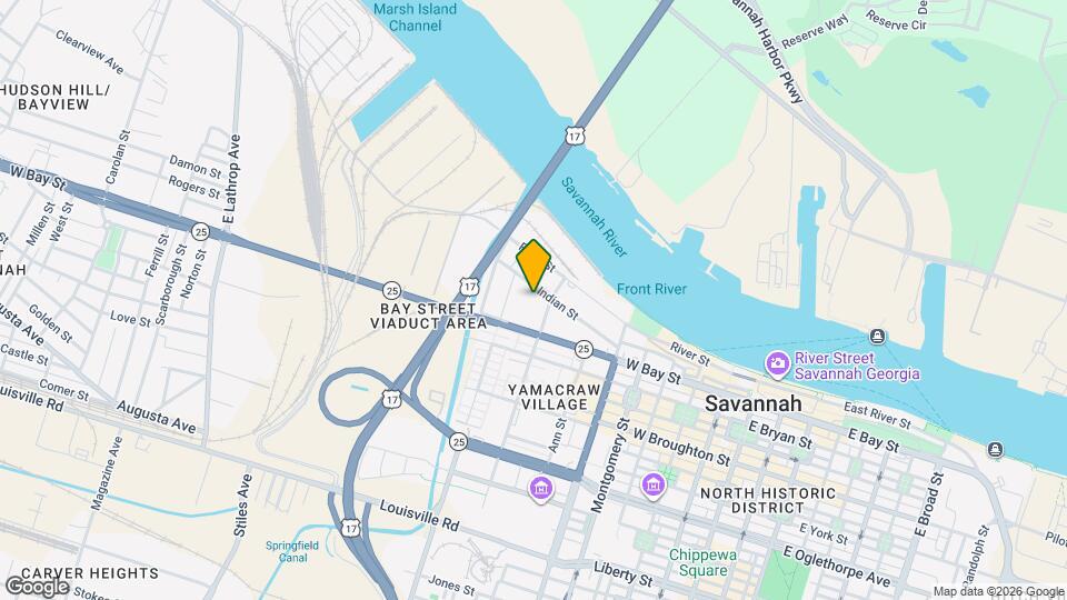 Olmsted Savannah Mapa y Detalles de la Ubicación