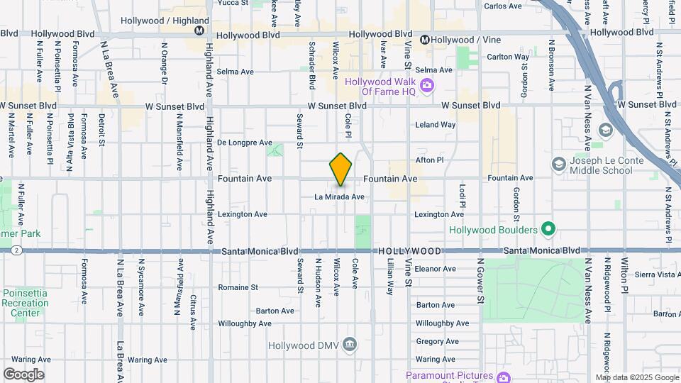 1718-1920 La Mirada Ave Map and Location Details