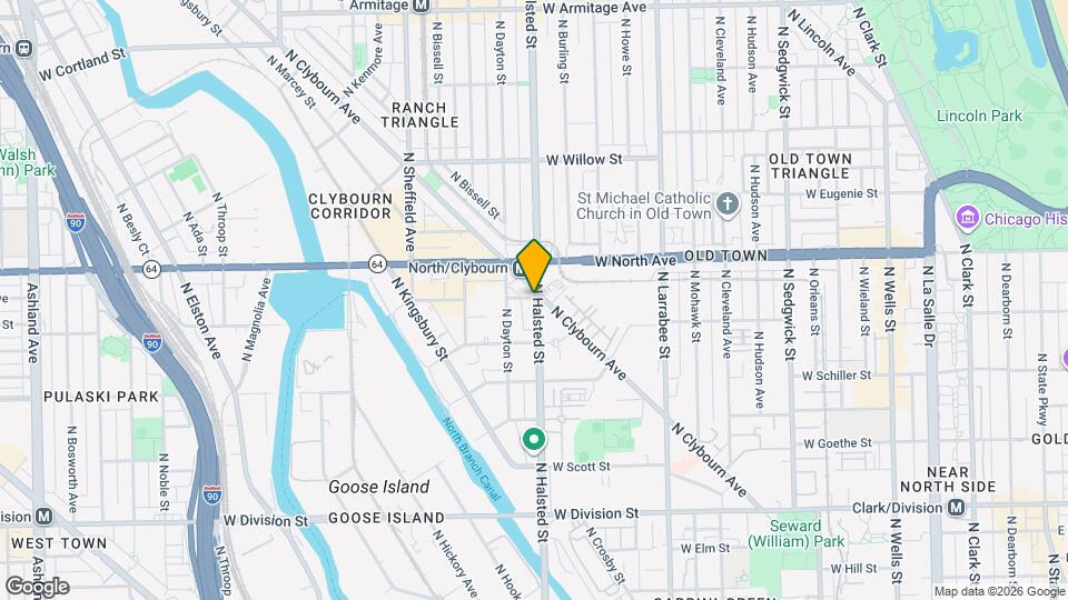 805 W Weed St Map and Location Details