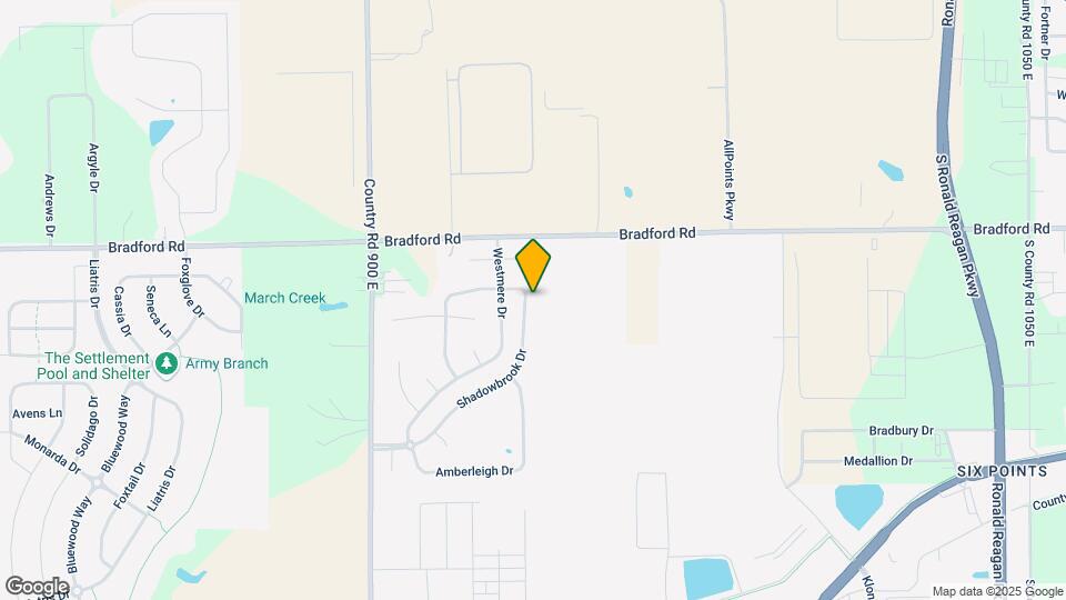 2135 Shadowbrook Dr Map and Location Details