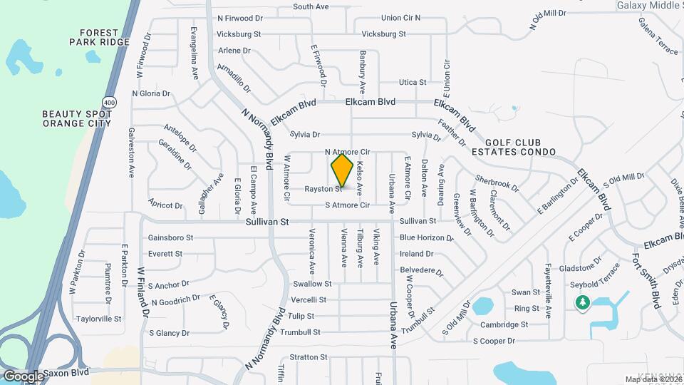 885 Rayston St Mapa y Detalles de la Ubicación