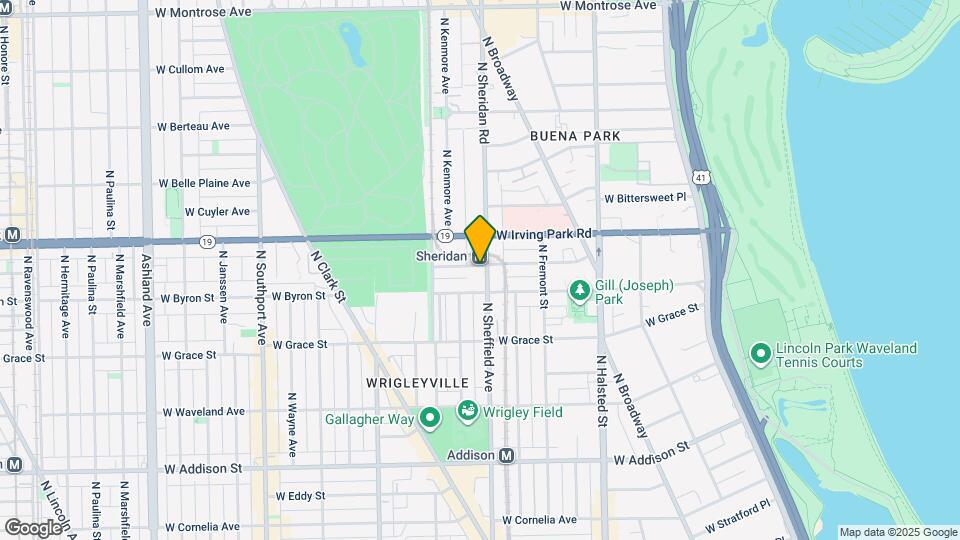 1002 W Dakin St Map and Location Details