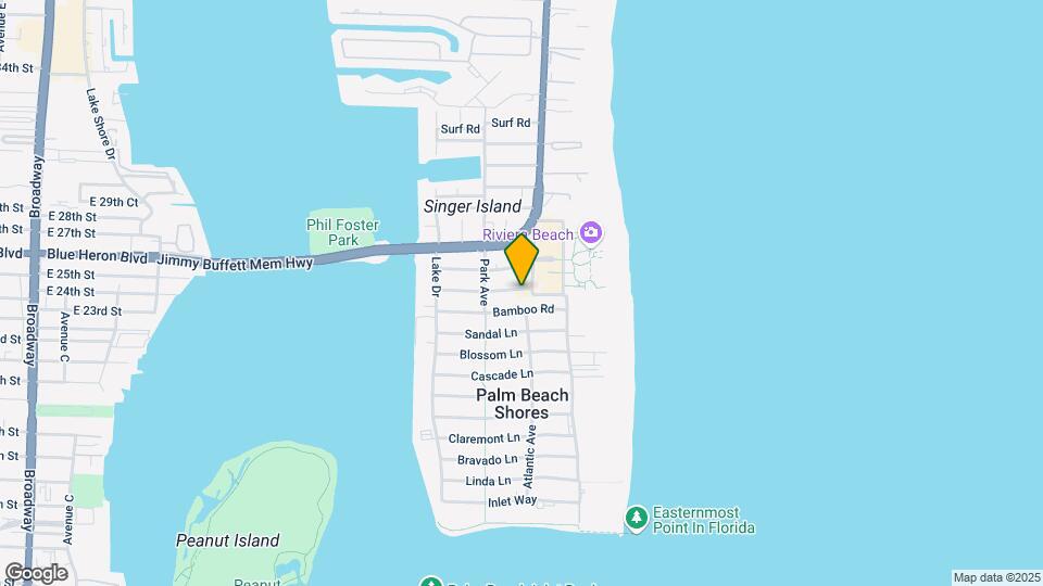 1279 Beach Rd, Unit 1 Map and Location Details
