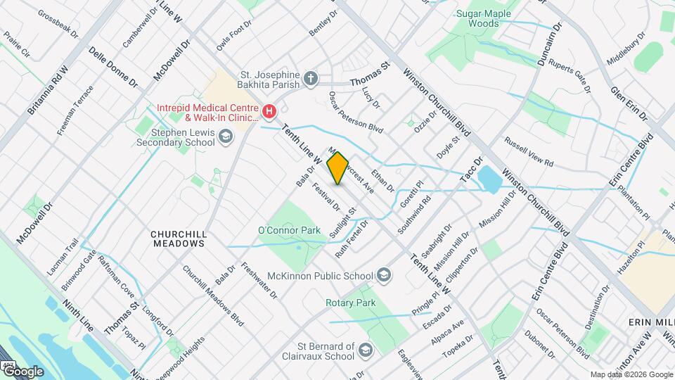 5440 Tenth Line W Map and Location Details