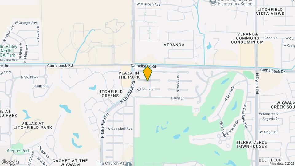 185 E Cercado Ln Map and Location Details