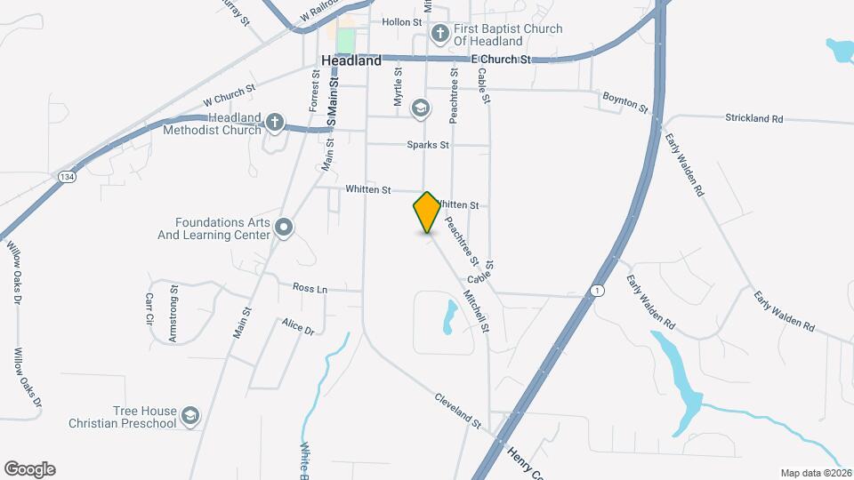 610 Mitchell St Map and Location Details