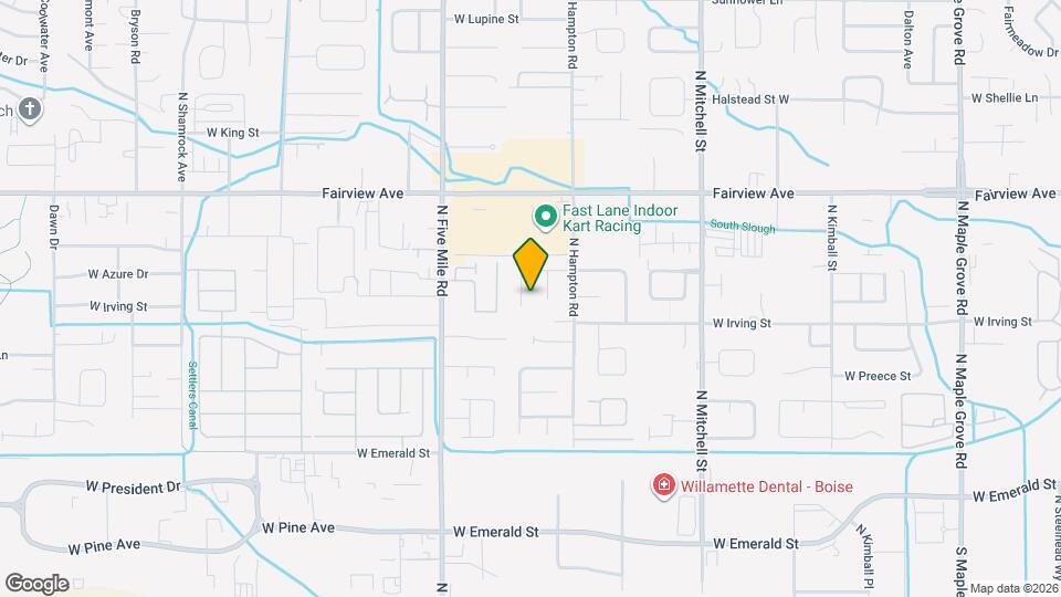 1286 N Aster Pl Map and Location Details