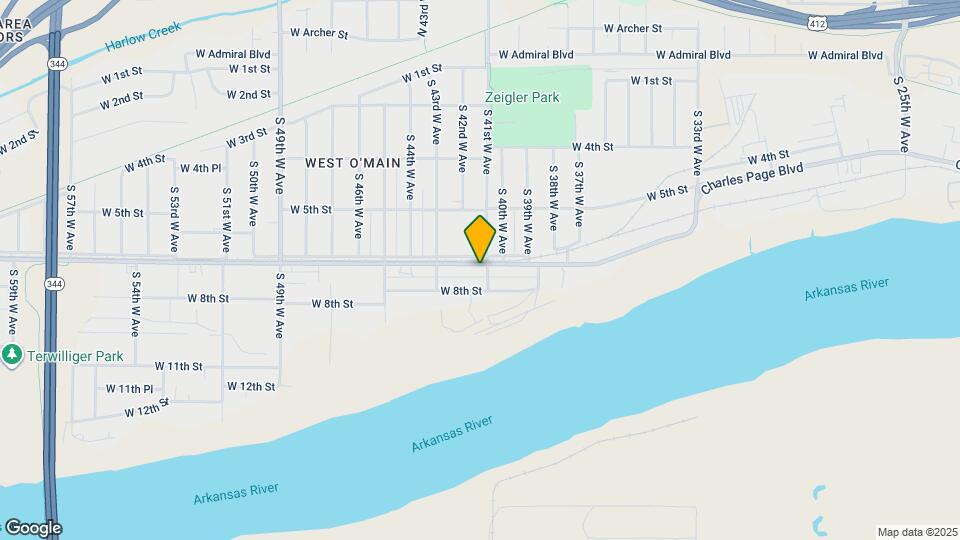 4108 Charles Page Blvd Map and Location Details