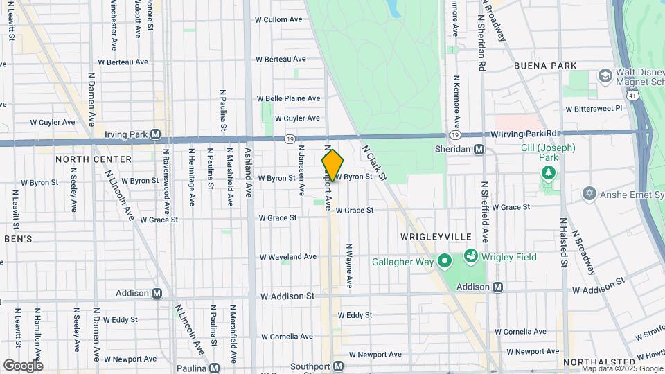 3851 N Southport Ave Mapa y Detalles de la Ubicación