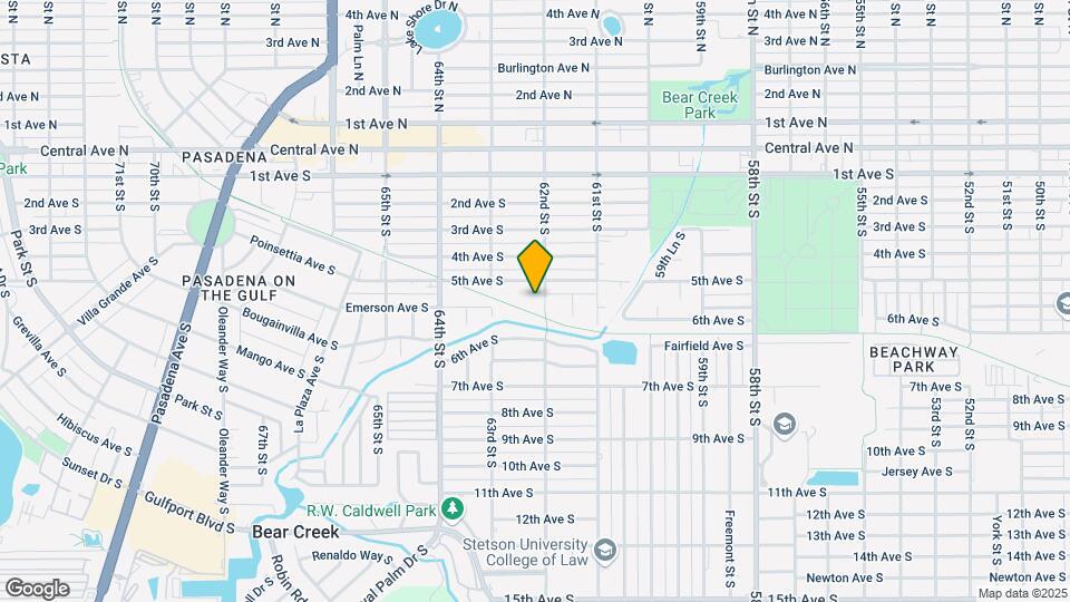 555 62nd St S Map and Location Details