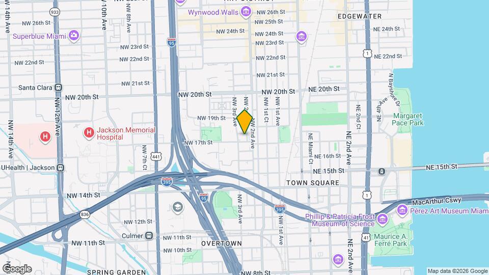 1716 NW 2nd Ct Mapa y Detalles de la Ubicación