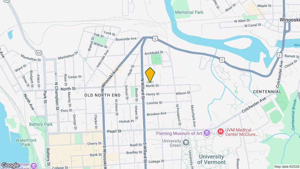 410 North St Map and Location Details