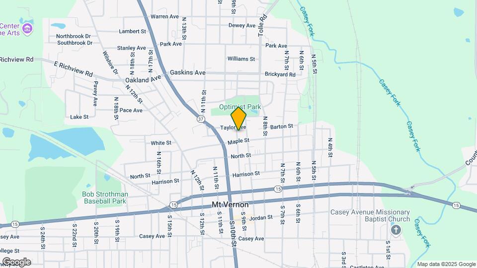412 N 9th St, Unit 412 Duplex Map and Location Details