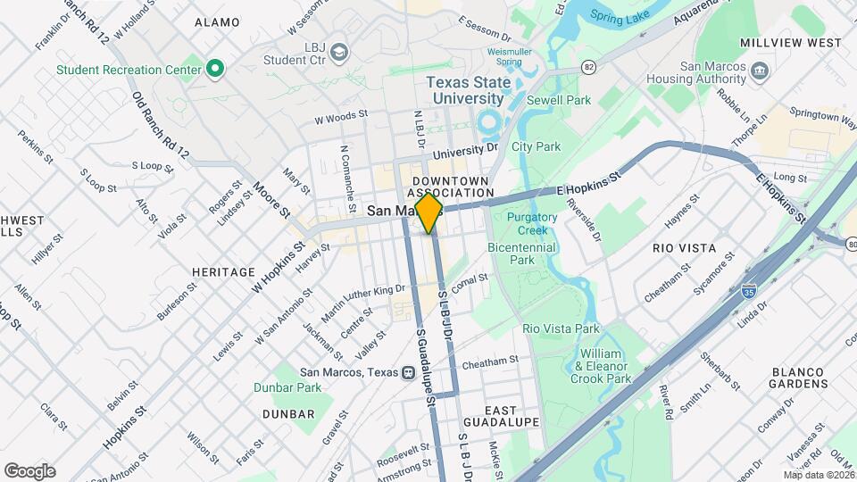 140 E San Antonio St Map and Location Details