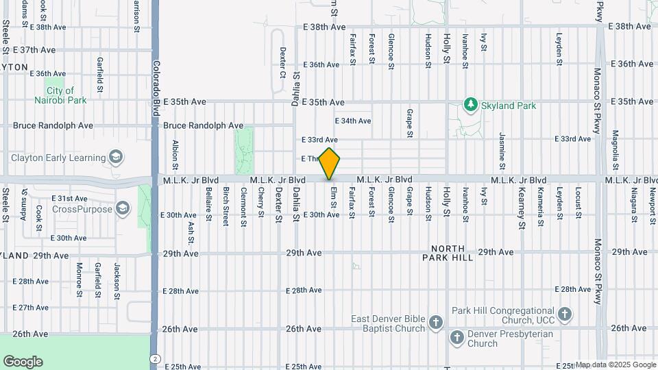 3095 Elm St Map and Location Details