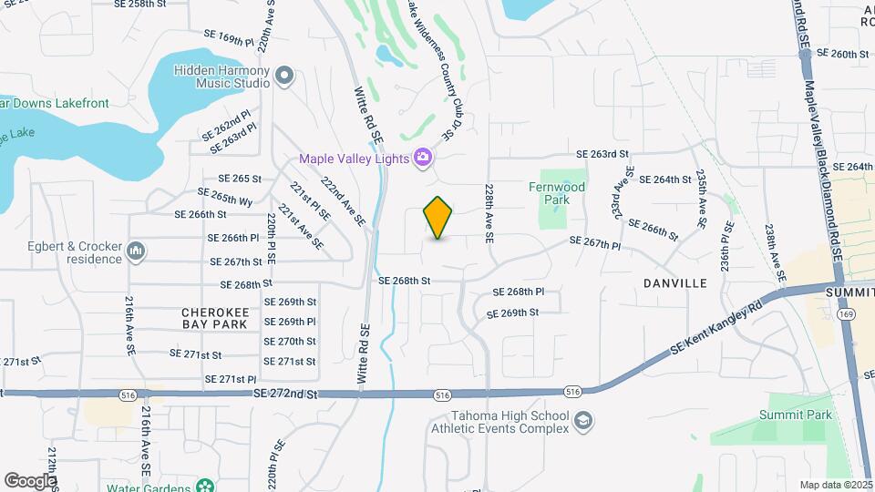 22707 SE 266th St Map and Location Details