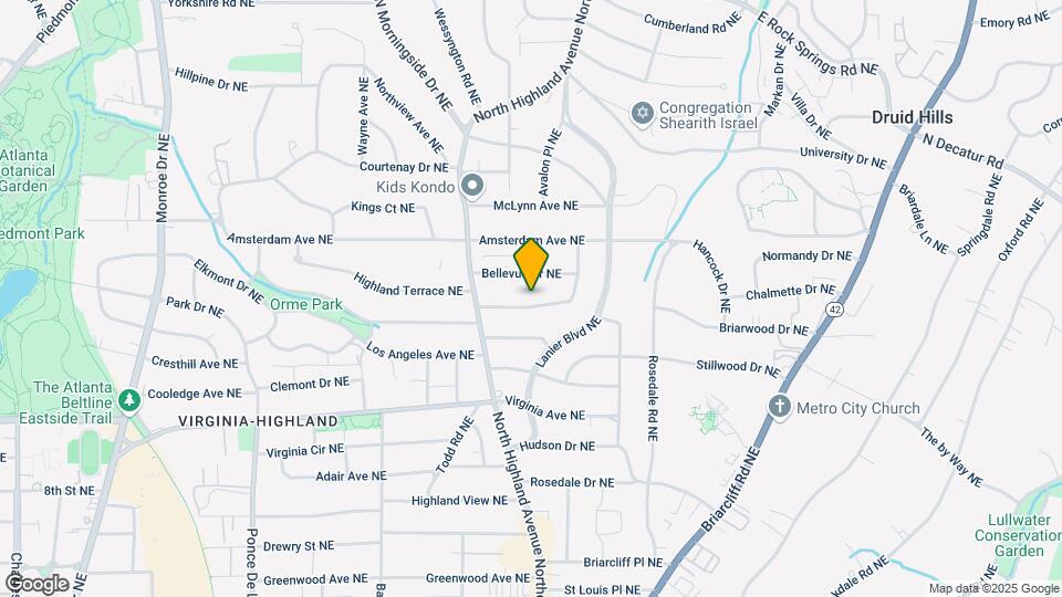 1046 Rosewood Dr NE Map and Location Details