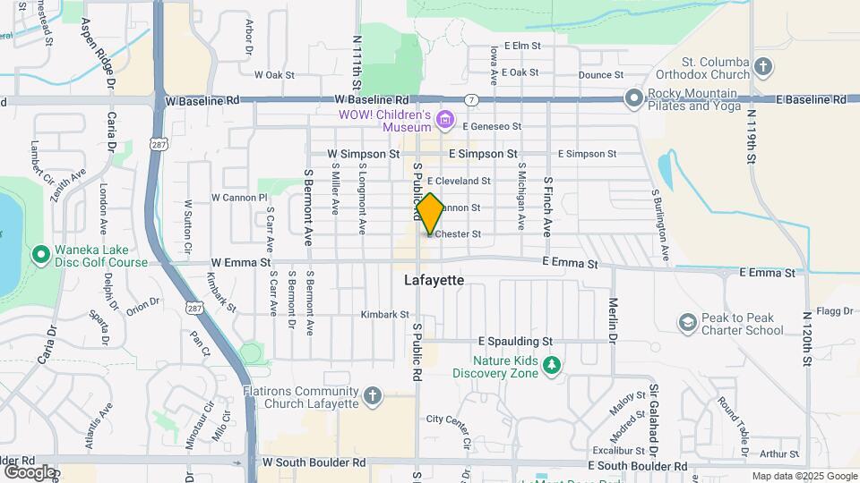 104 E Chester St Map and Location Details