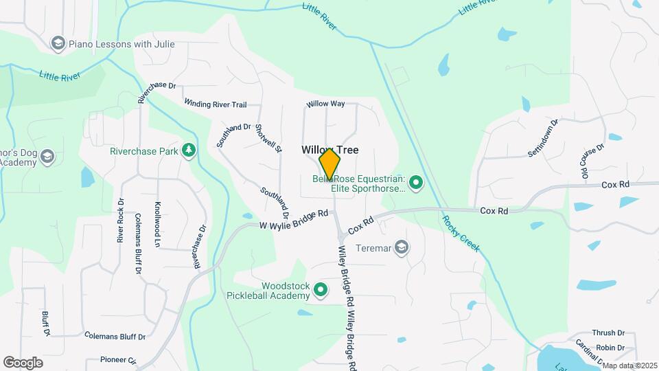 1601 Willow Way Mapa y Detalles de la Ubicación