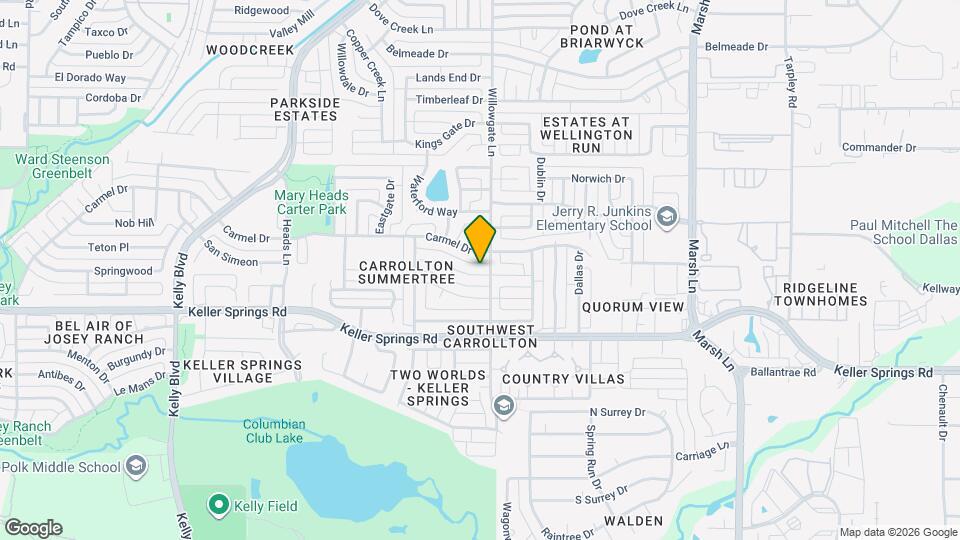 2625 Winterlake Dr Map and Location Details