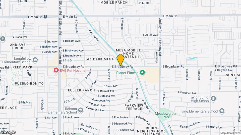2455 E Broadway Rd Mapa y Detalles de la Ubicación