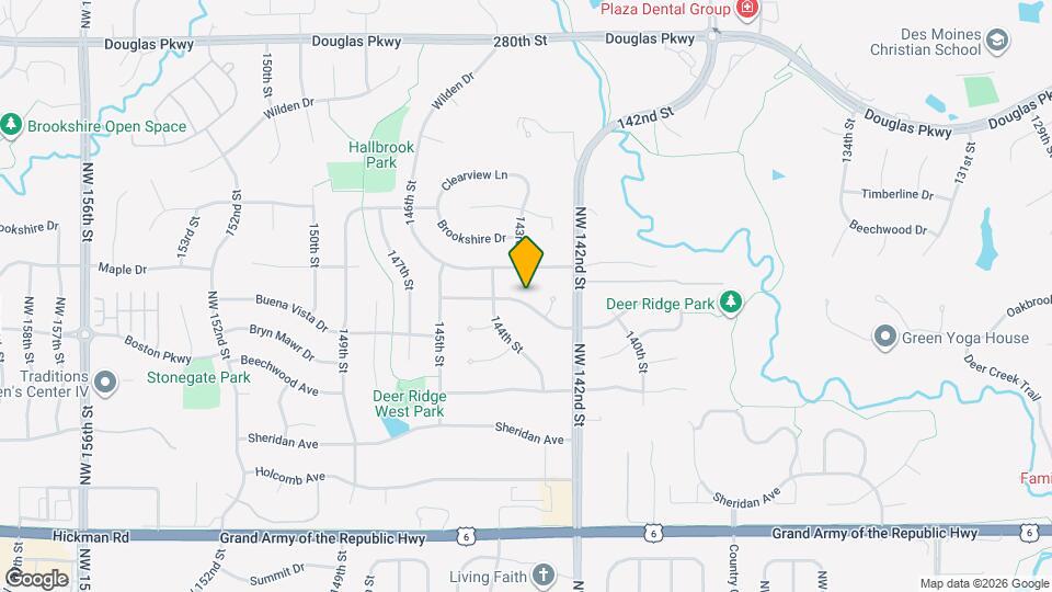 14315 Oakbrook Dr Map and Location Details