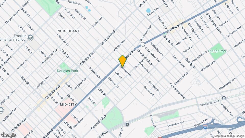 1422 Stanford St Map and Location Details