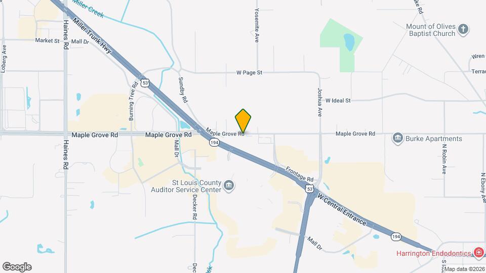 1618 Maple Grove Rd Map and Location Details