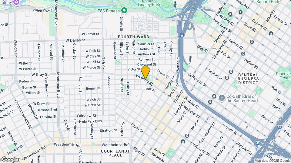 1802 Cushing St Map and Location Details