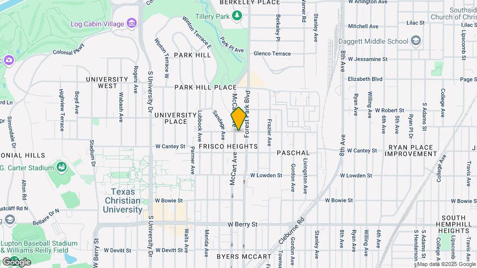 2701 McCart Ave Map and Location Details