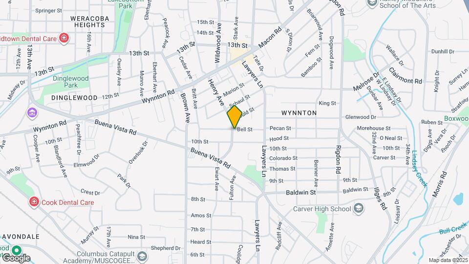 2400 Bell St Map and Location Details