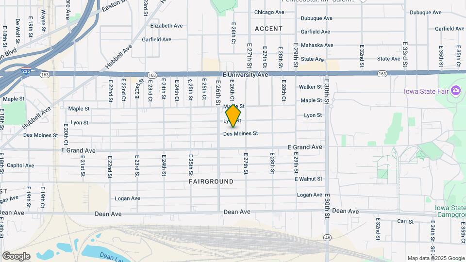 2626 Des Moines St Map and Location Details