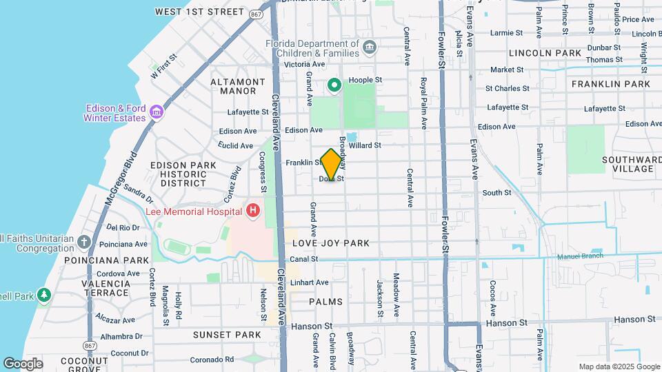 2148 Dora St Map and Location Details
