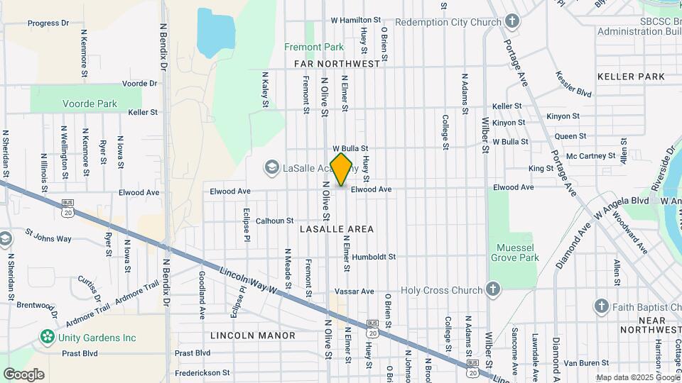 2306 Elwood Ave Map and Location Details