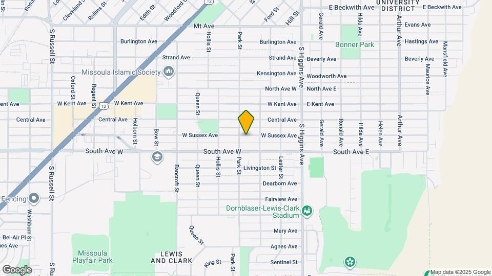 343 W Sussex Ave Map and Location Details